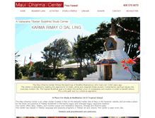 Tablet Screenshot of mauidharmacenter.com